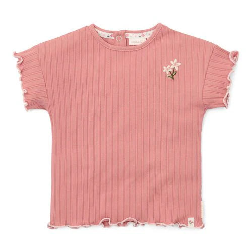 LITTLE DUTCH - t-shirt pink blush abbigliamento est 25 b - GIRL