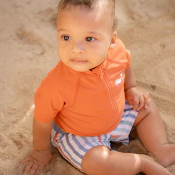 LITTLE DUTCH - maglia con zip costume summer - BOY
