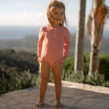 LITTLE DUTCH - costume intero manica lunga con protezione solare summer - GIRL