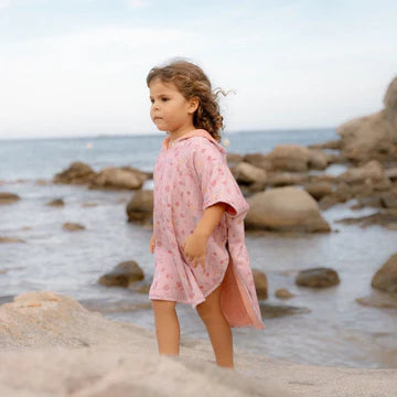 LITTLE DUTCH - poncho conchiglie 55x55 summer - GIRL