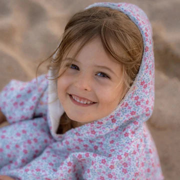 LITTLE DUTCH - poncho flowers 55x55 summer - GIRL