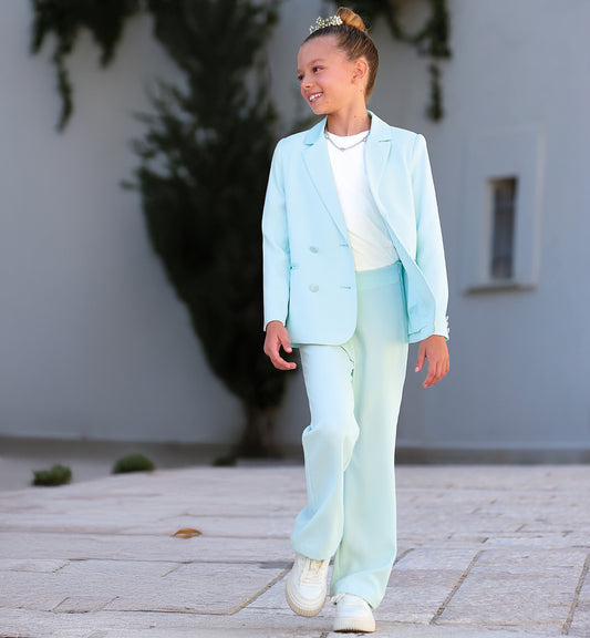 SARABANDA - tailleur giacca doppio petto e pantalone abbigliamento est 25 j - GIRL