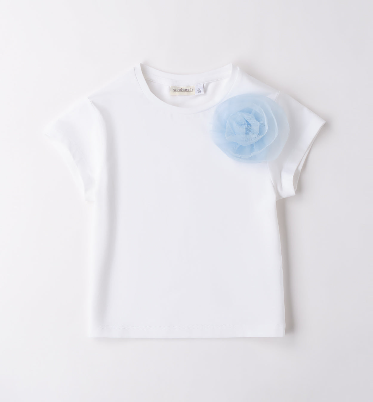 SARABANDA - t-shirt manica corta fiore tulle abbigliamento est 25 j - GIRL