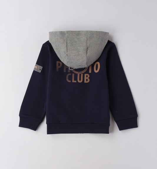 SARABANDA - felpa zip e cappuccio abbigliamento invernale bj - BOY