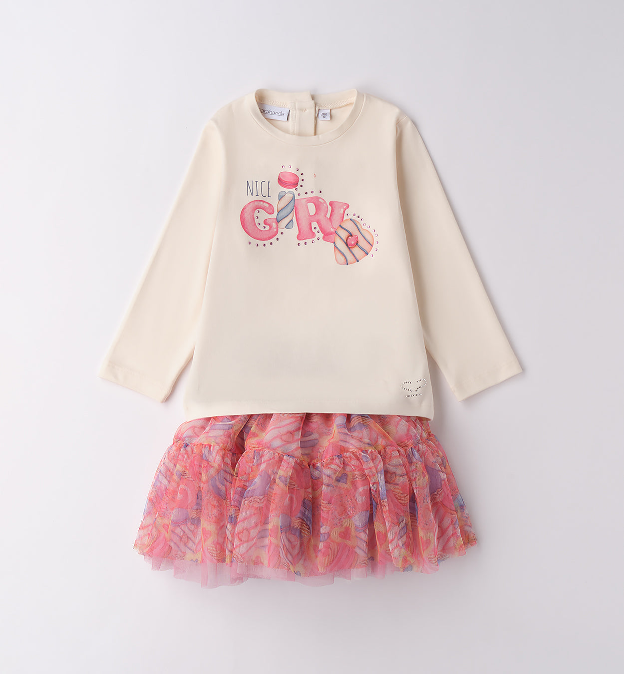 SARABANDA - completo gonna tulle abbigliamento invernale 25/26 b - GIRL