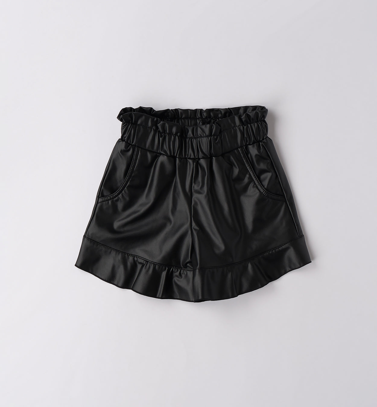 SARABANDA - pantaloncino ecopelle abbigliamento invernale 25/26 j - GIRL