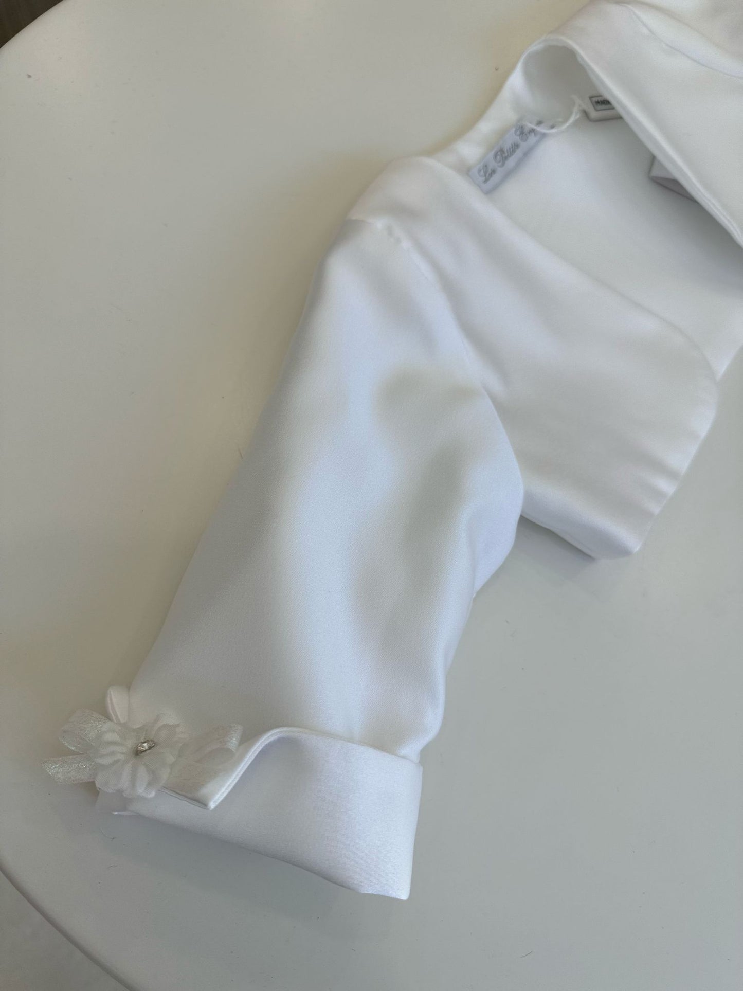 LES PETITES ENFANTES - bolerino cerimonia bianco cerimonia est 25 b - GIRL