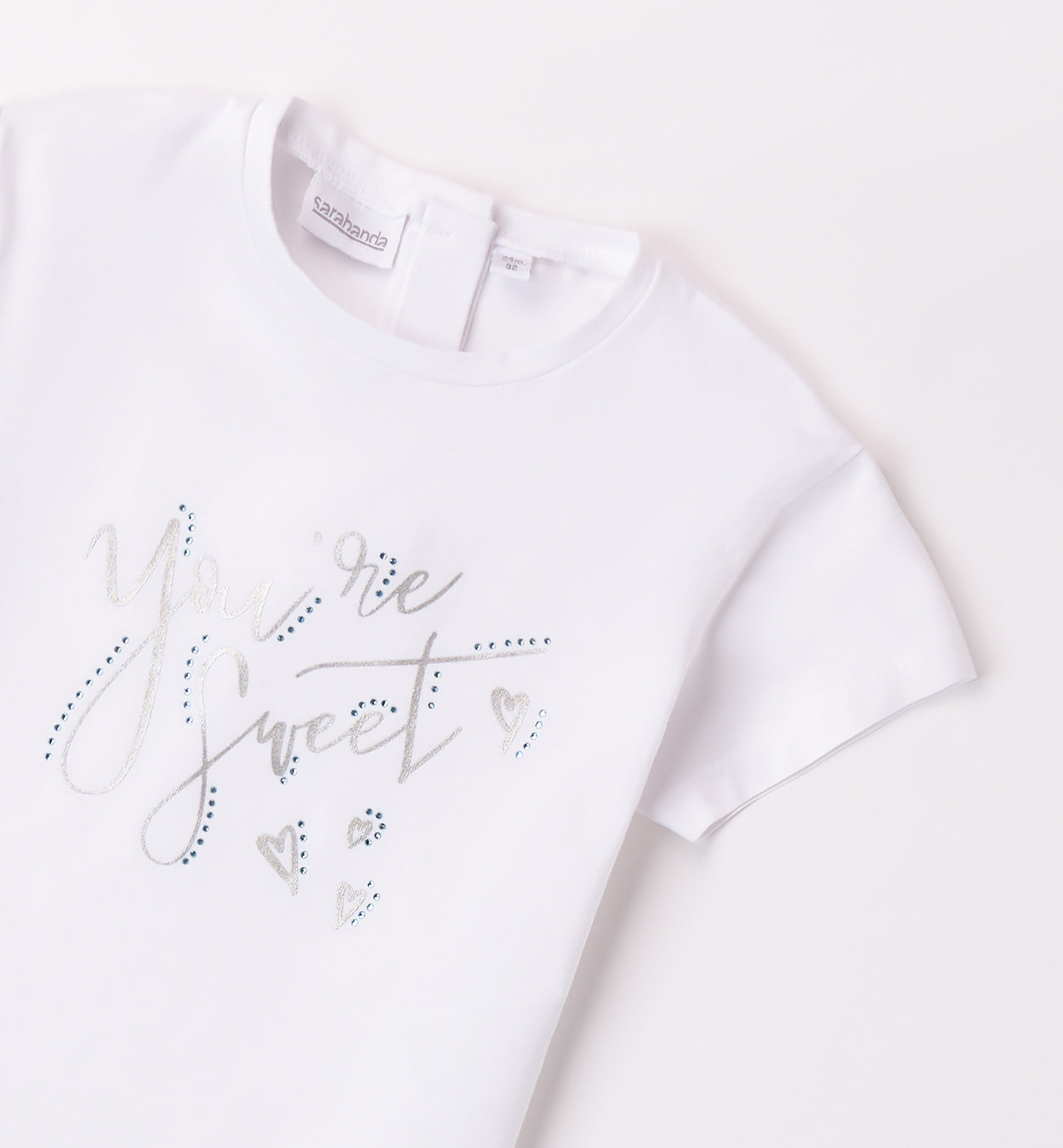 SARABANDA - t-shirt manica corta scritta abbigliamento est 25 j - GIRL