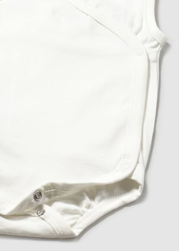 MAYORAL - body smanicato crudo accessori corredino - UNISEX