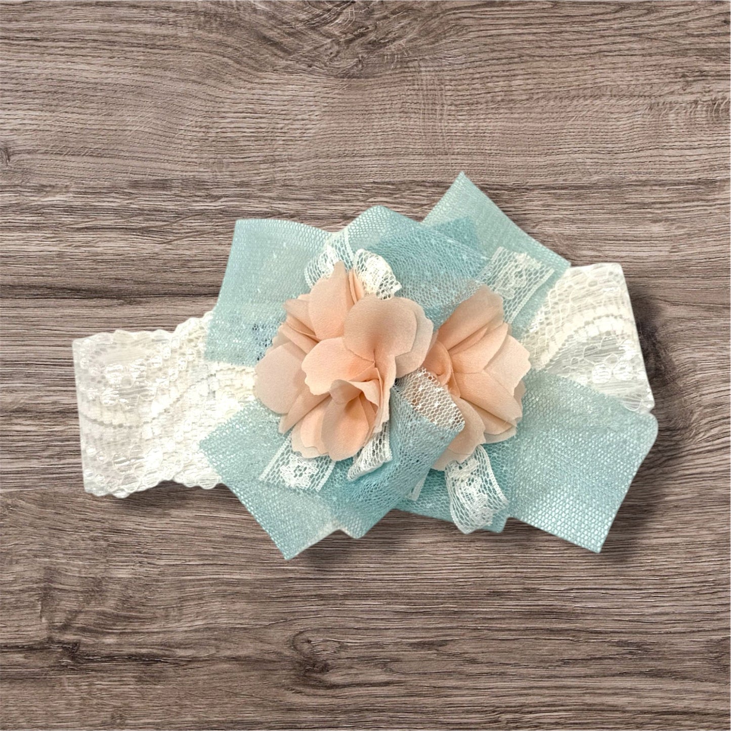 MARLU' - fascia tulle e fiori accessori cerimonia abbigliamento est 25 - GIRL