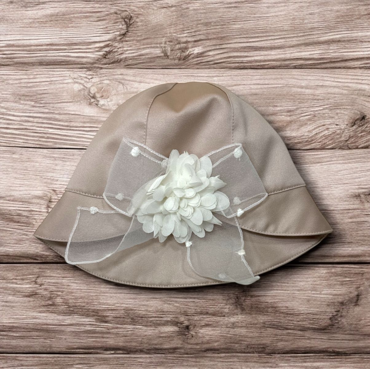 MARLU' - cappello tulle e fiori accessori cerimonia abbigliamento est 25 - GIRL