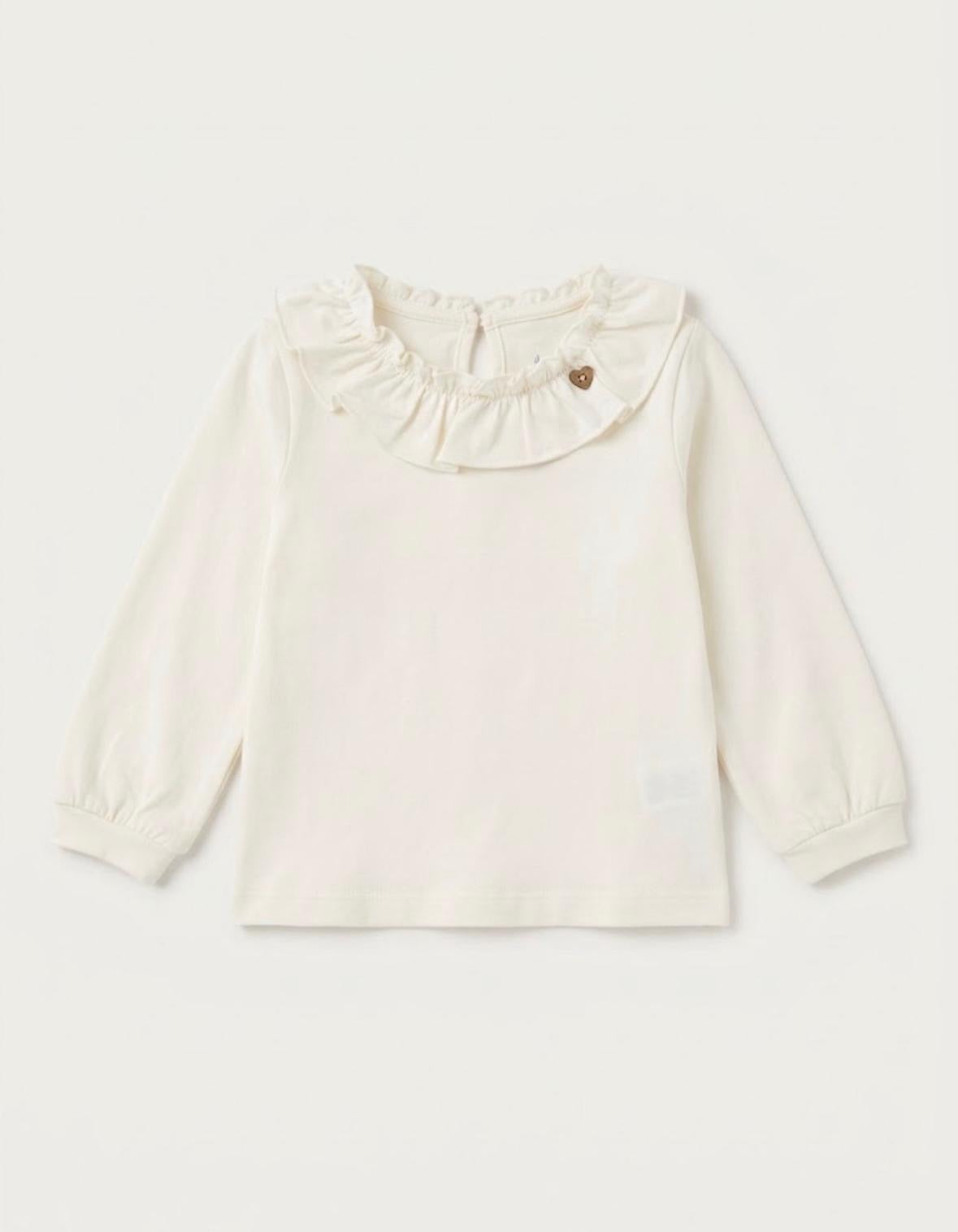 ALICE PI - t-shirt colletto volant -invernale
