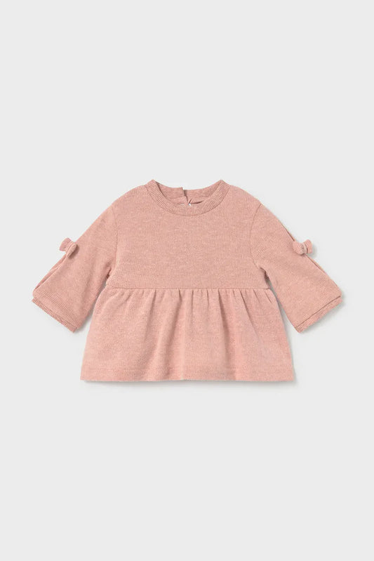 MAYORAL-completo con gilet rosa baby-invernale