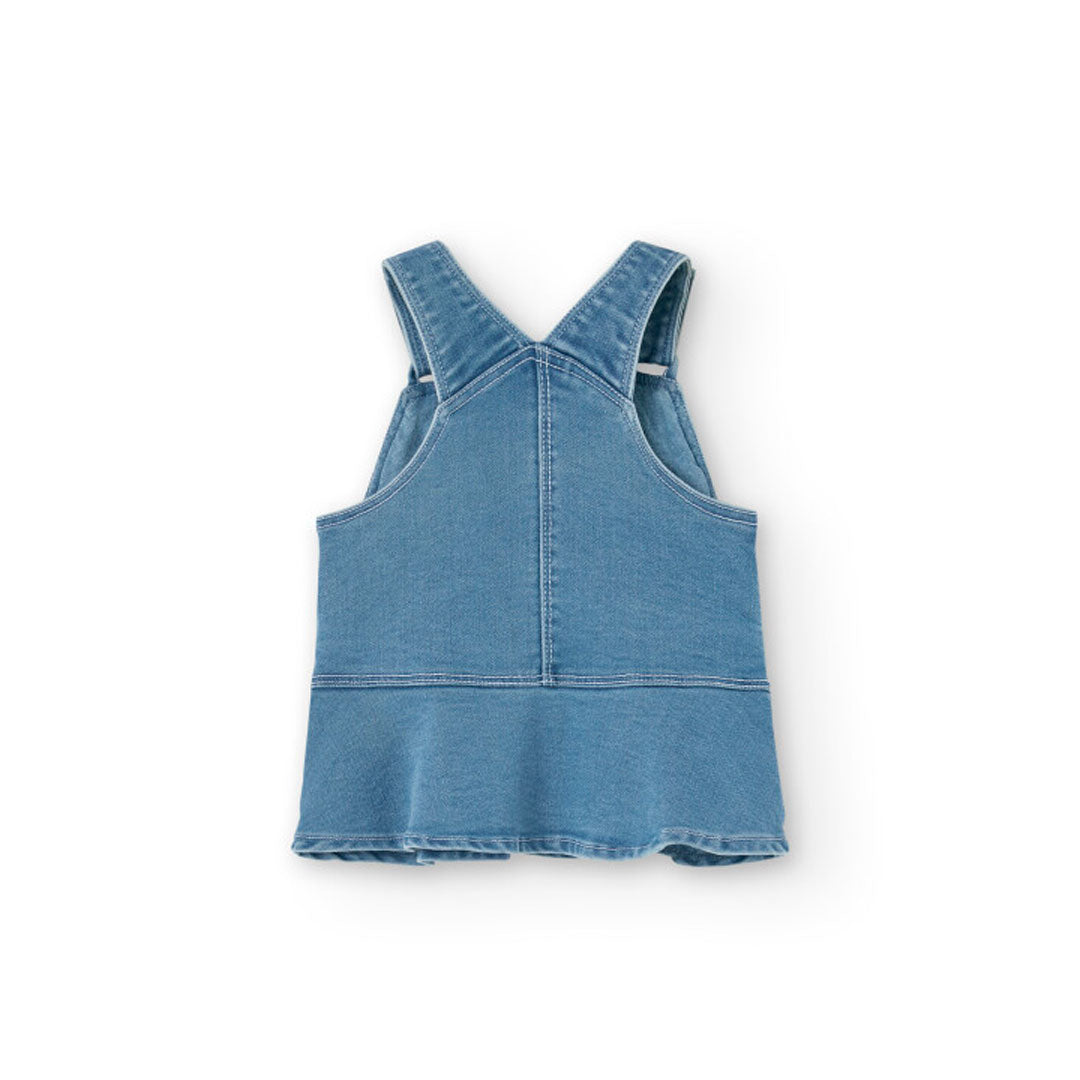 BOBOLI - salopette + t-shirt mela abbigliamento est 25 b - GIRL
