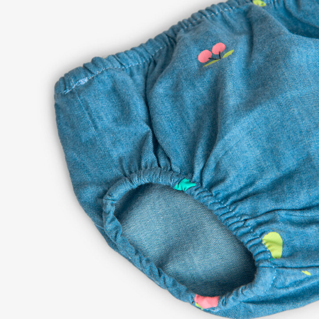 BOBOLI - smanicato jeans + copri pannolino abbigliamento est 25 b - GIRL