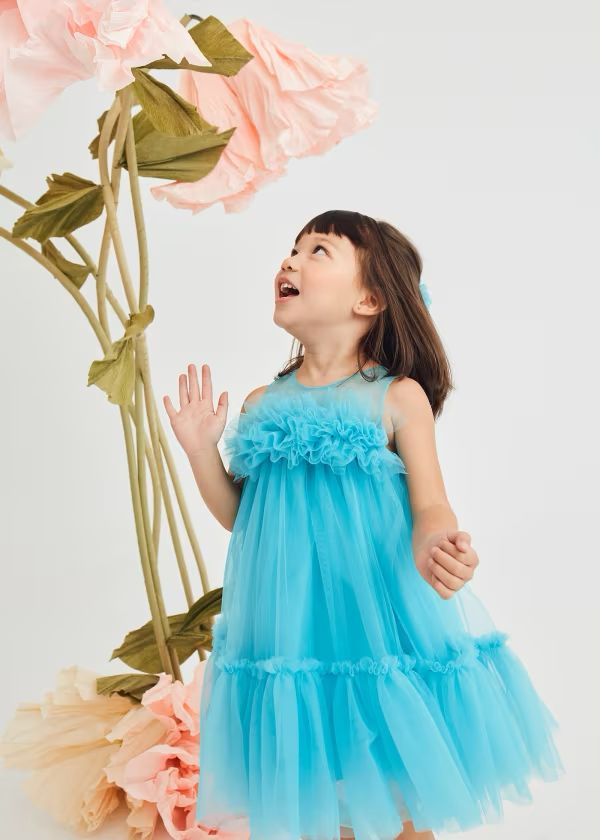 ABEL & LULA - abito tulle voluminoso abbigliamento est 25 j - GIRL