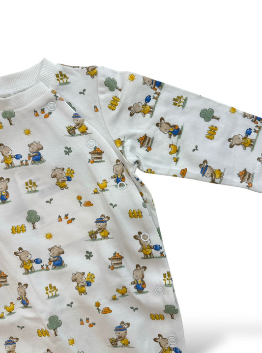 MAYORAL - tutina cotone fantasia giallo corredino est 25 - UNISEX