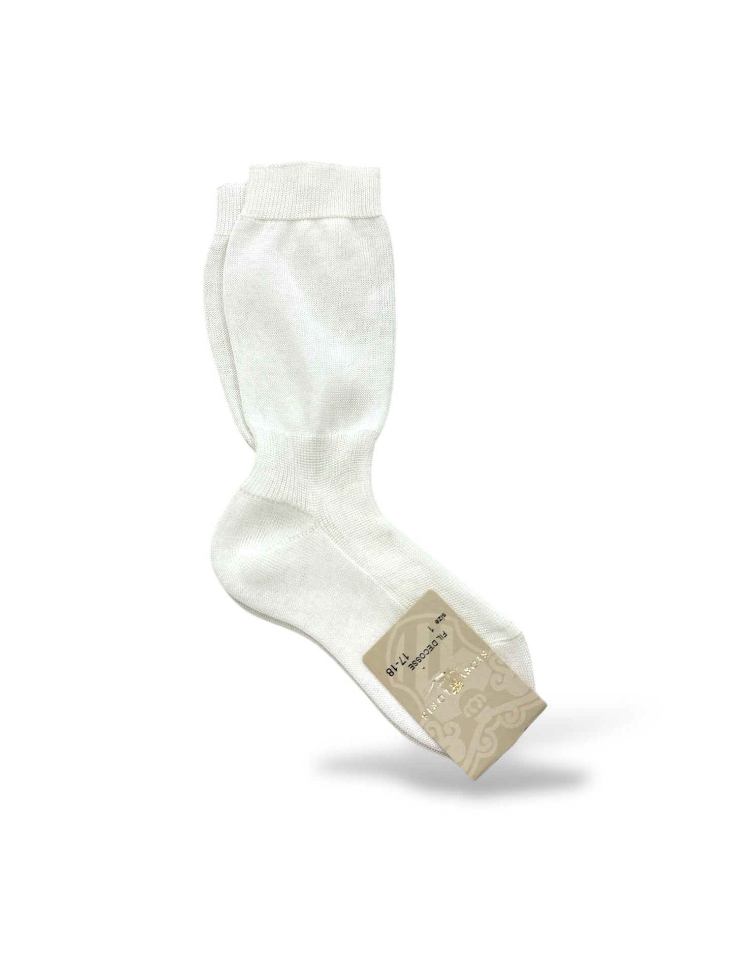 STORY LORIS - calzettone in filo di scozia bianco accessori - UNISEX