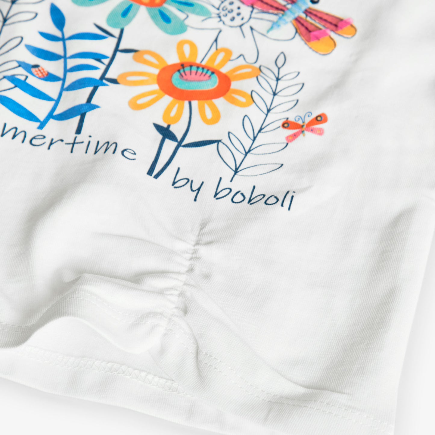 BOBOLI - maglietta manica corta fantasia abbigliamento est 25 b - GIRL