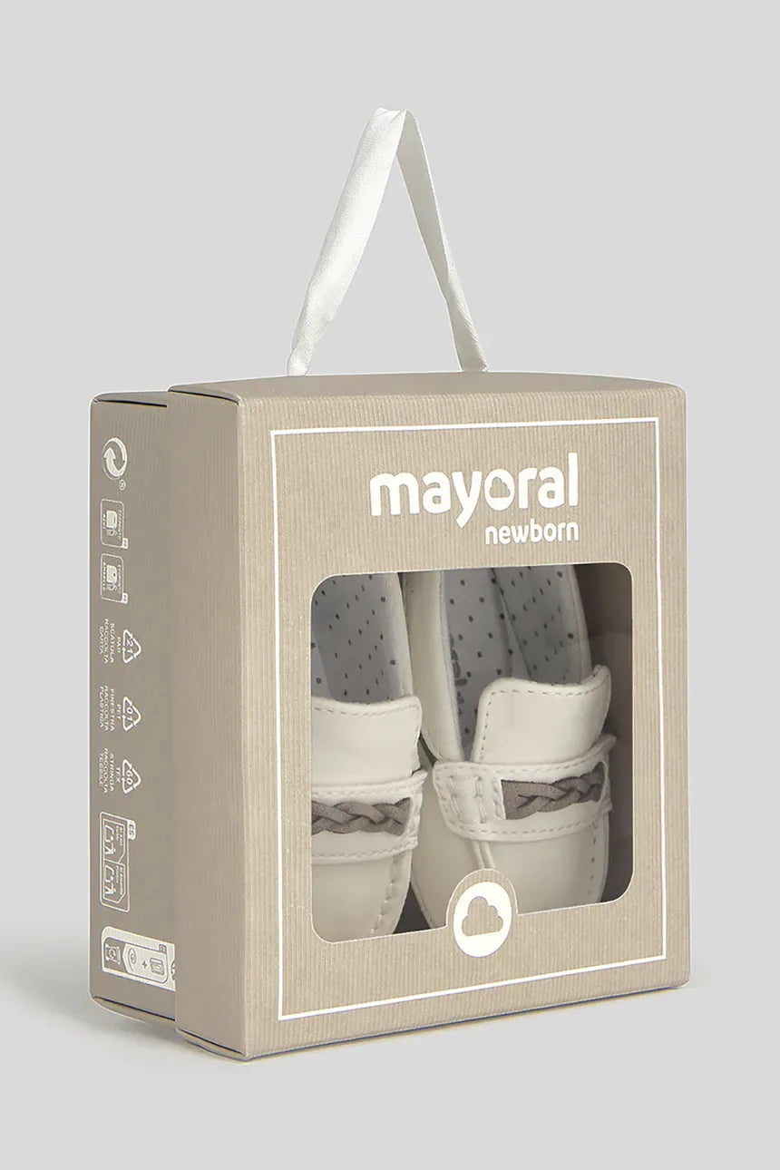 MAYORAL-mocassini panna-invernale