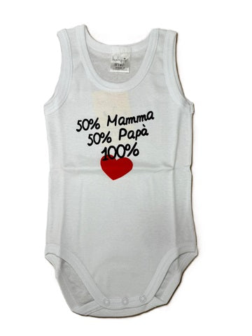 BABYVIP - body 50%mamma 50% papà 100%