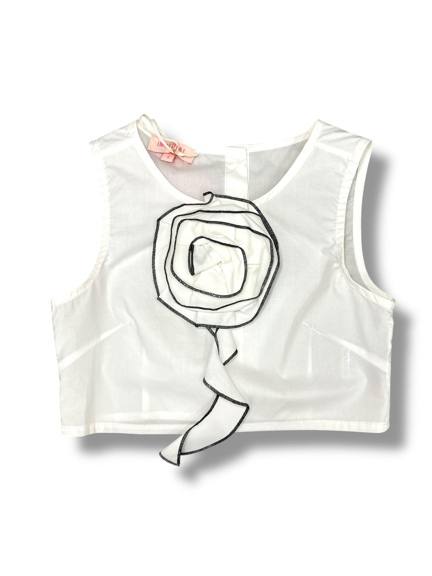 IMPERIAL - top camicia fiore abbigliamento est 25 j - GIRL