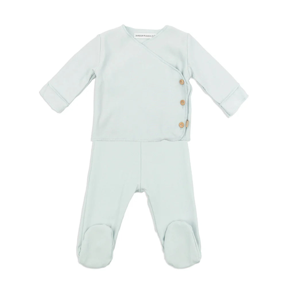 BAMBOOM - completino neonato sky grey
