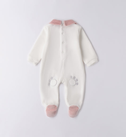 MINIBANDA - tutina ciniglia "sono l'amore di mamma e papà" corredino invernale 25/26 - GIRL