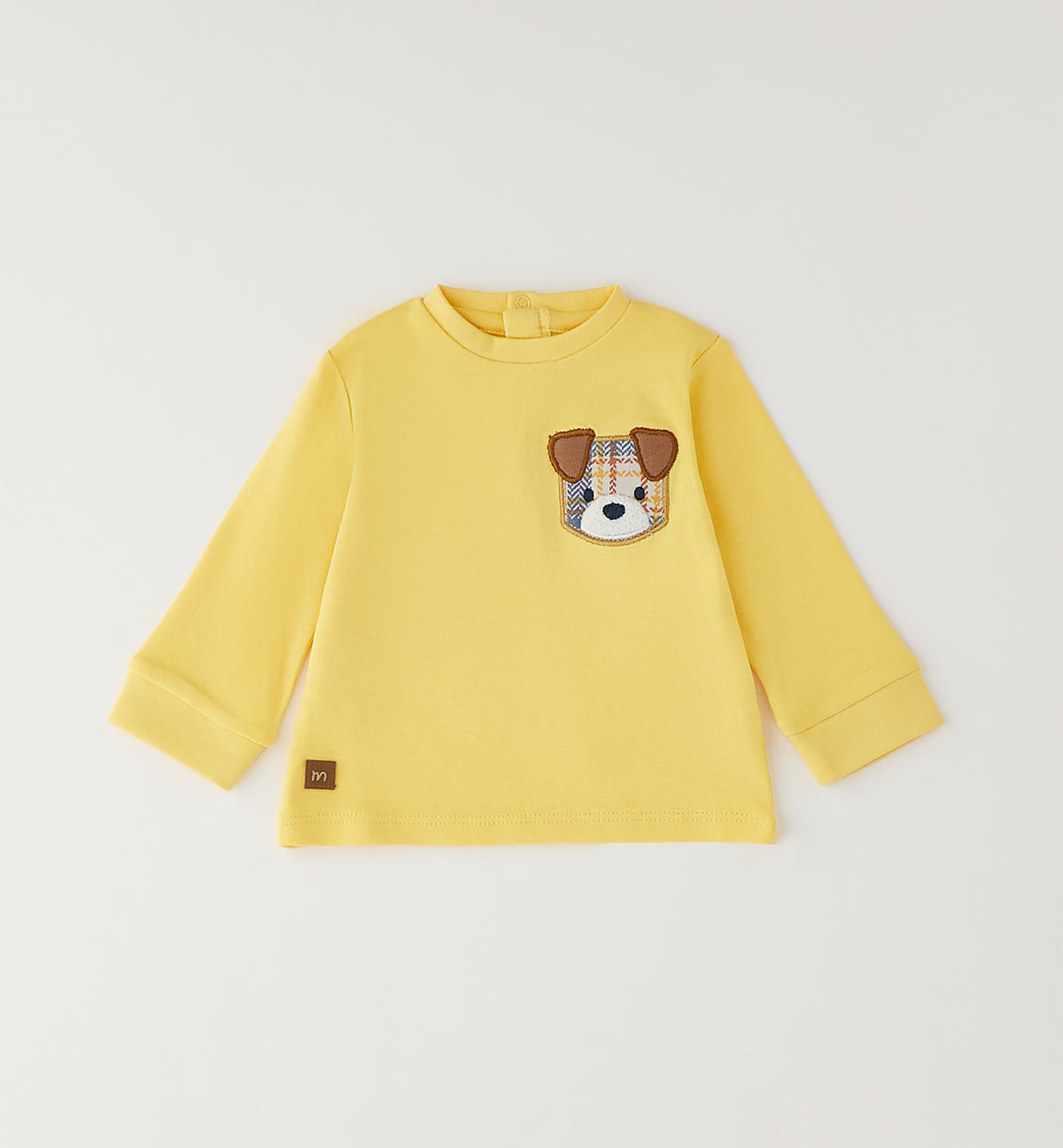 MINIBANDA - t-shirt dog giallo - invernale