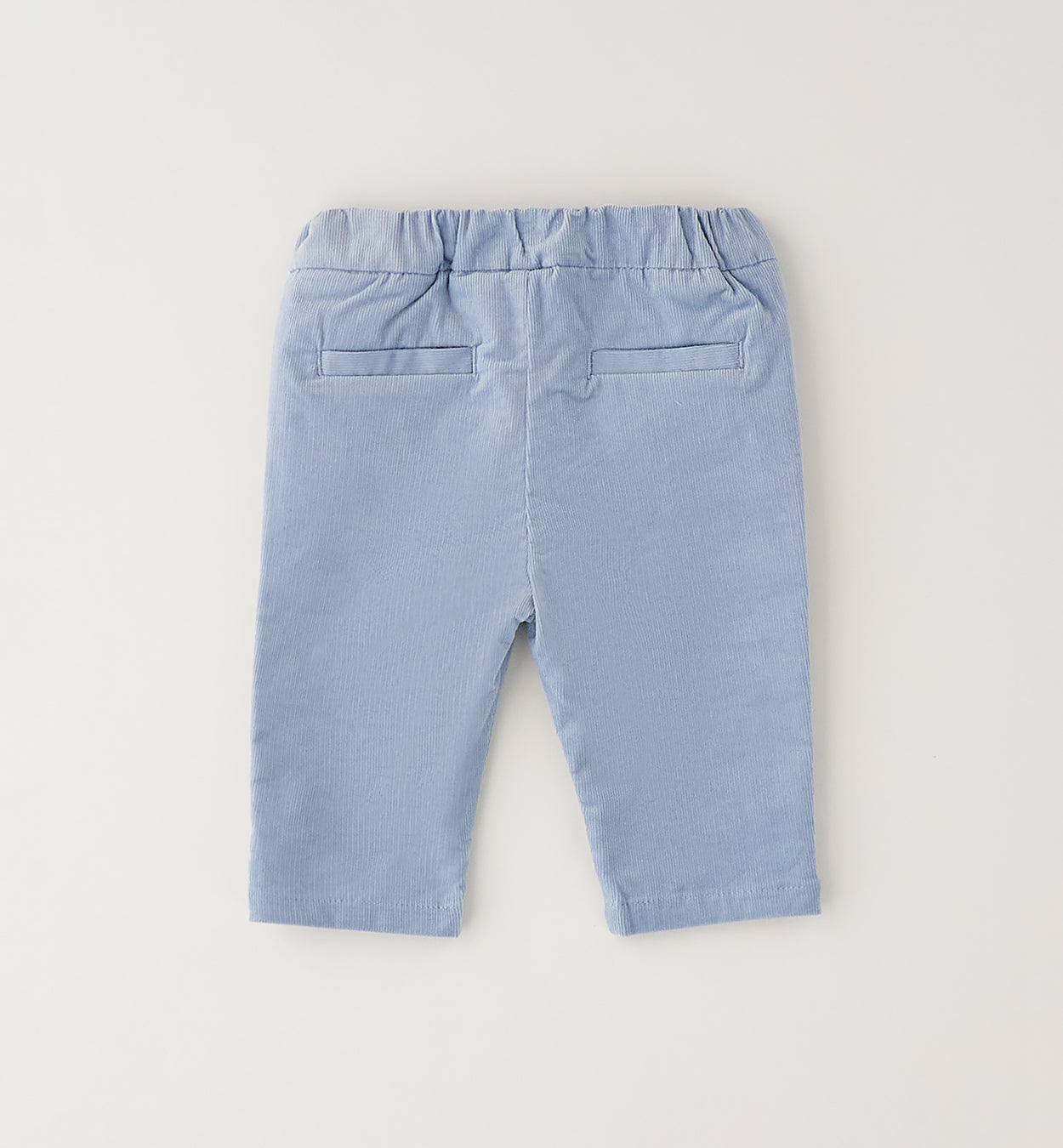 MINIBANDA - pantalone millerighe azzurro - invernale
