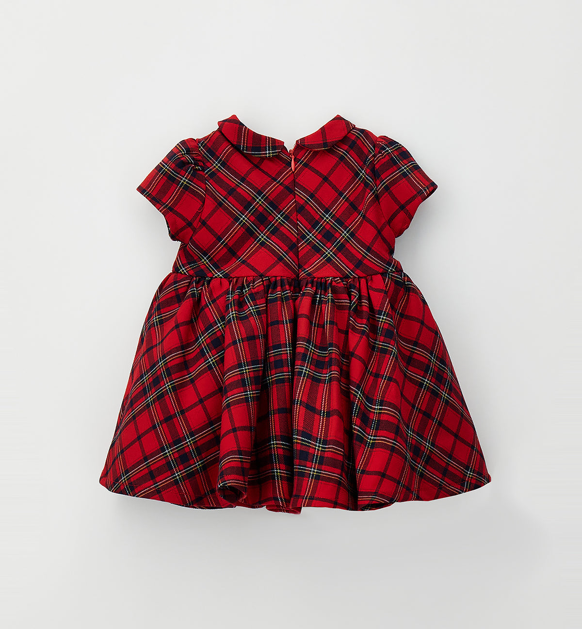 MINIBANDA - abito tartan rosso - invernale