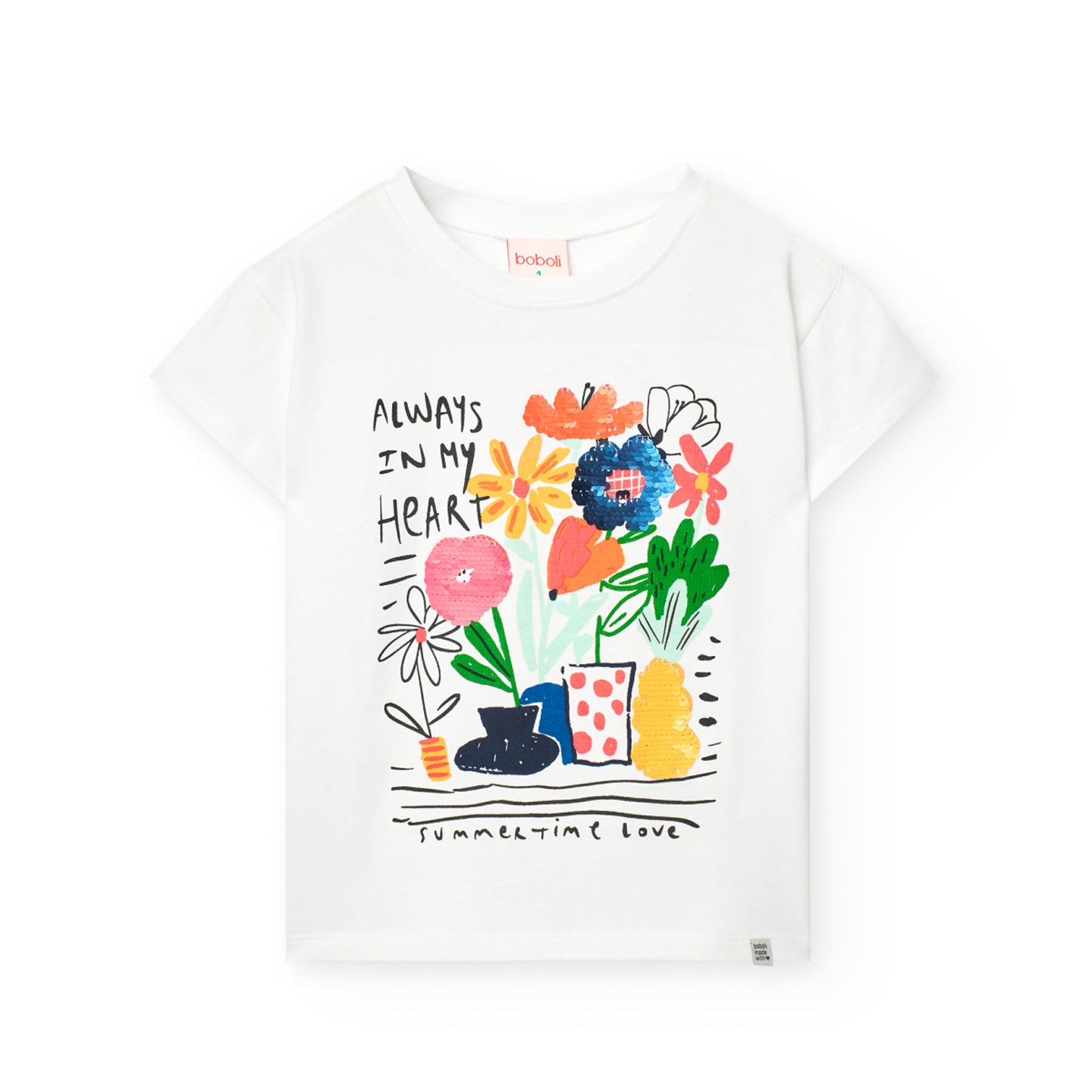 BOBOLI - t-shirt manica corta abbigliamento est 25 j - GIRL