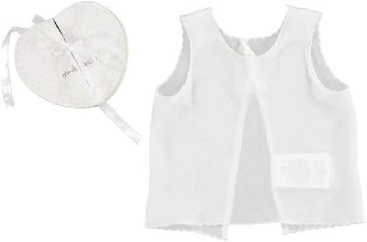 MINIBANDA - camicina della fortuna scatola cuore accessori corredino - UNISEX