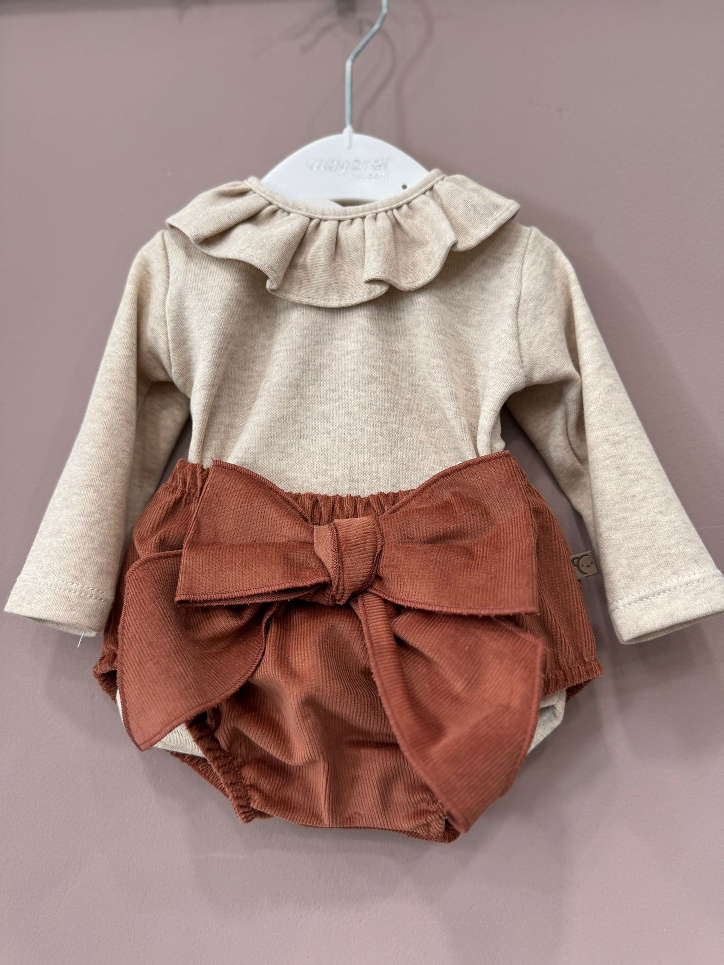 CALAMARO - completo con culotte marrone abbigliamento invernale 25/26 b - GIRL