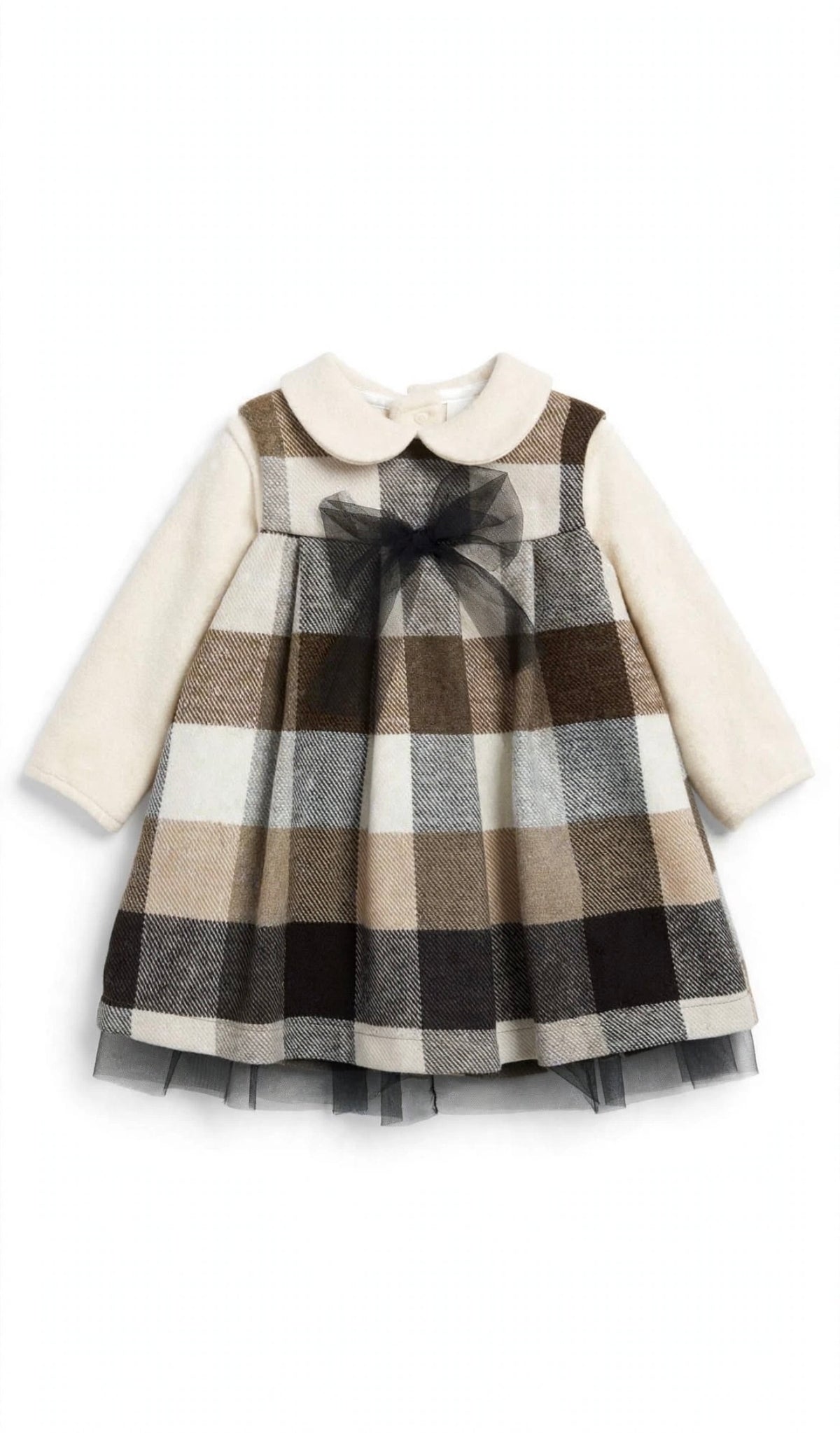 BARCELLINO - scamiciato + maglia marrone/beige - invernale
