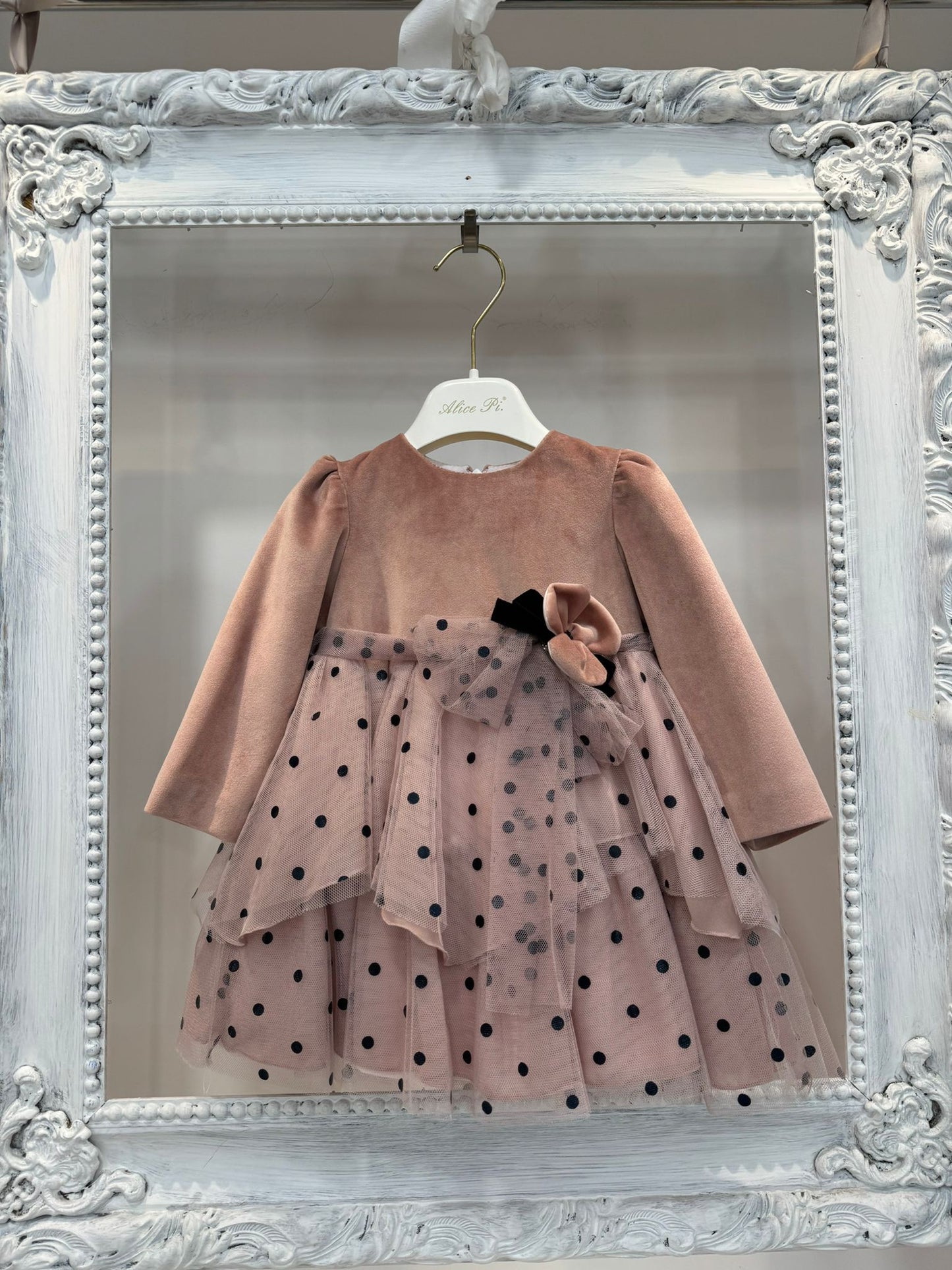 MARLU' - vestito in velluto e tulle abbigliamento inv - GIRL