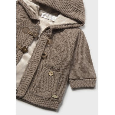 MAYORAL-giaccone in maglia tiramisù-invernale