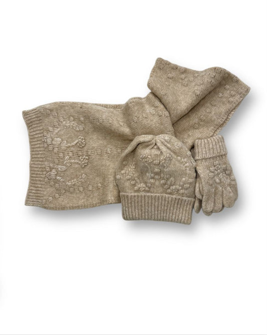 ABELELULA - set cappello sciarpa e guanti accessori inv - GIRL