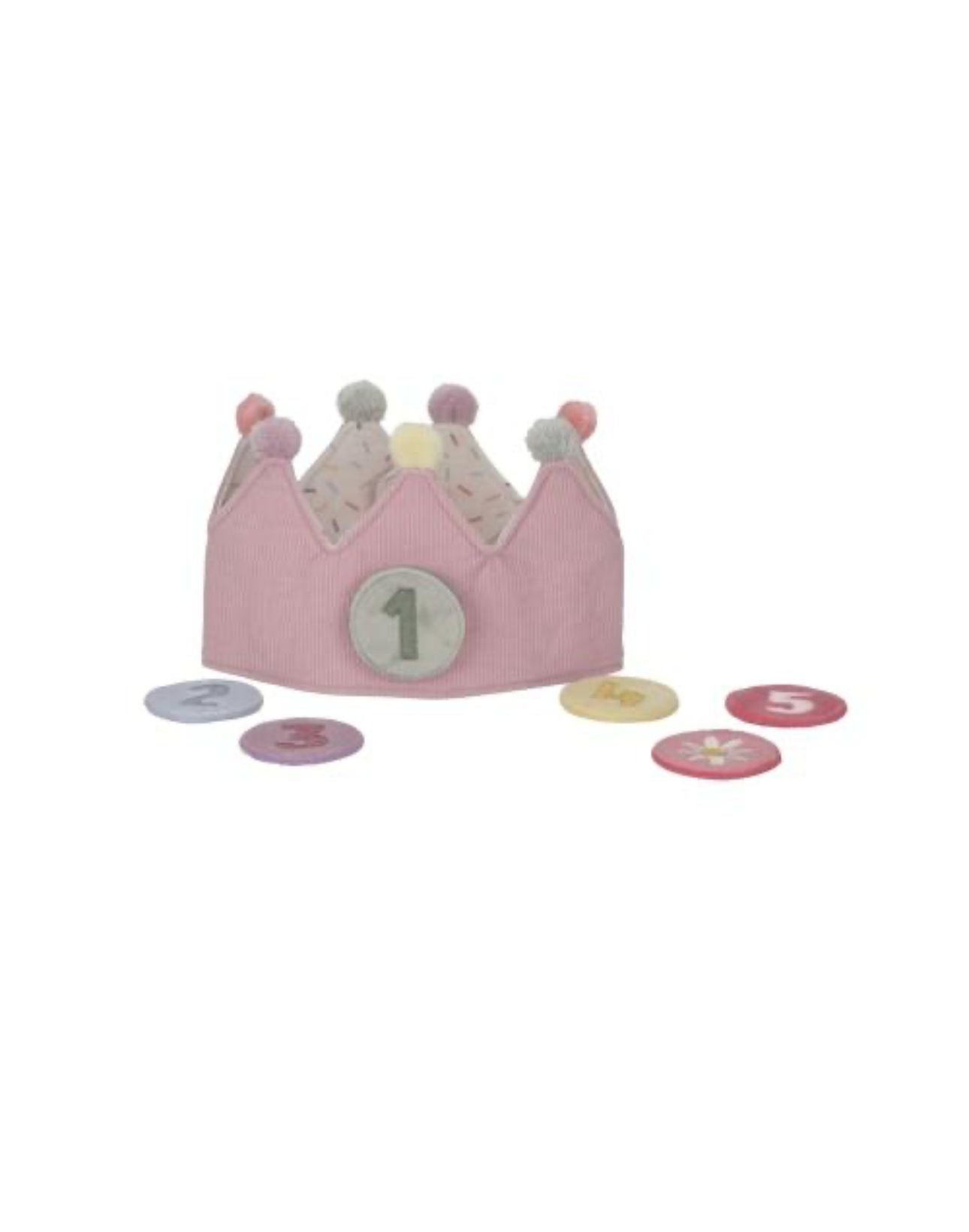 LITTLE DUTCH - corona compleanno da 1 a 5 anni giocattoli - GIRL