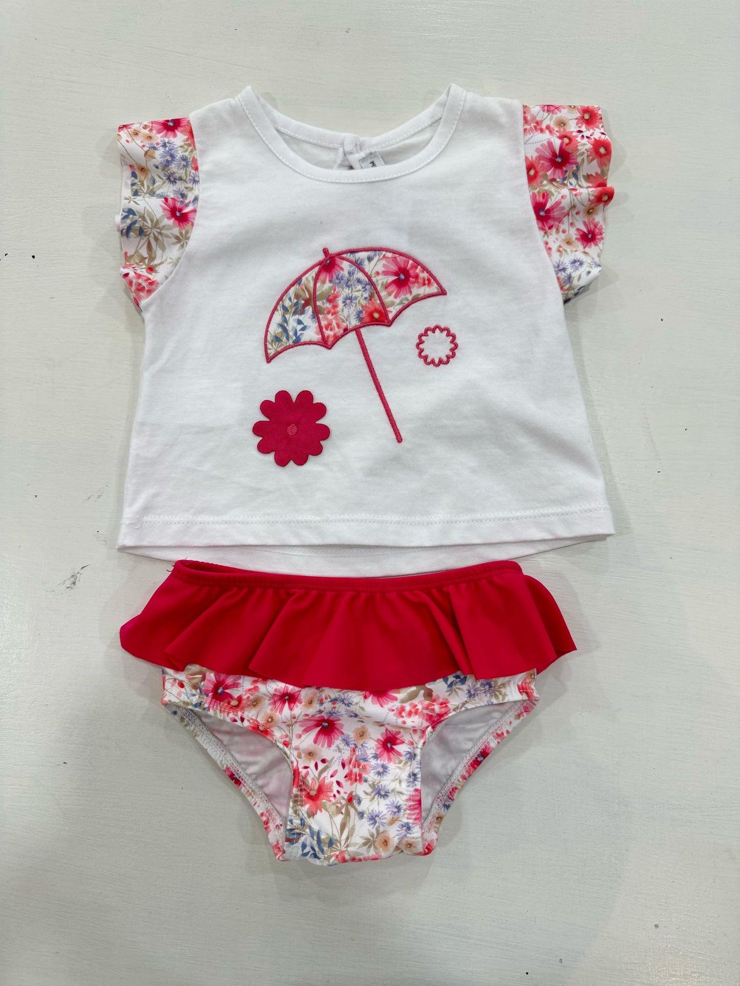 CALAMARO - costume mutandina + t-shirt summer - GIRL