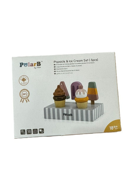 POLARB - set 5 gelati in legno
