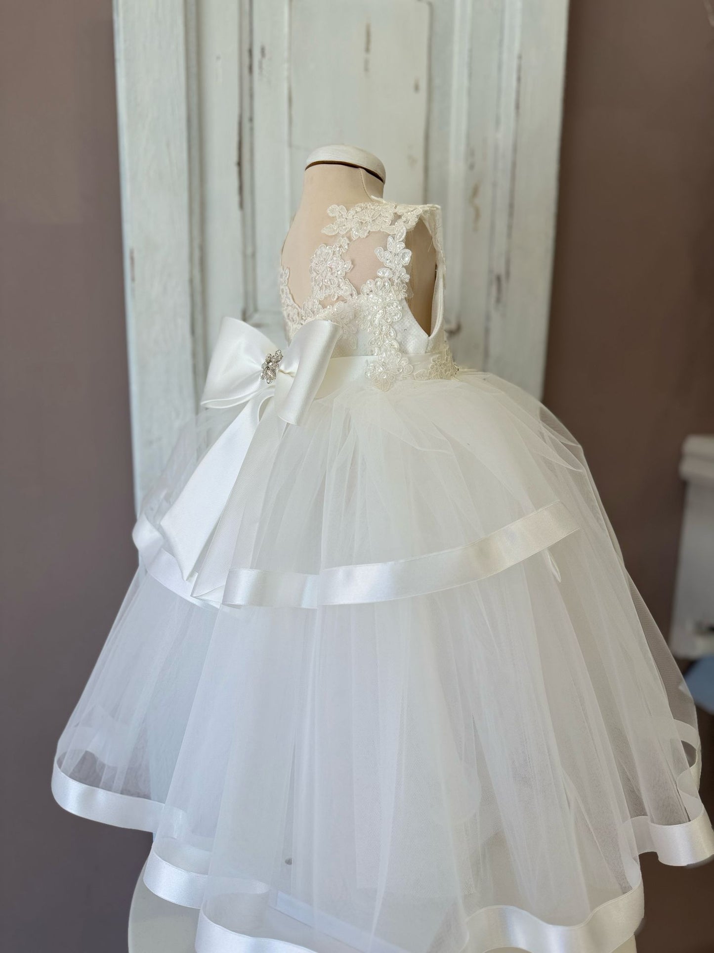 LES PETITES ENFANTES - abito cerimonia pietre con fascia cerimonia est 25 b - GIRL