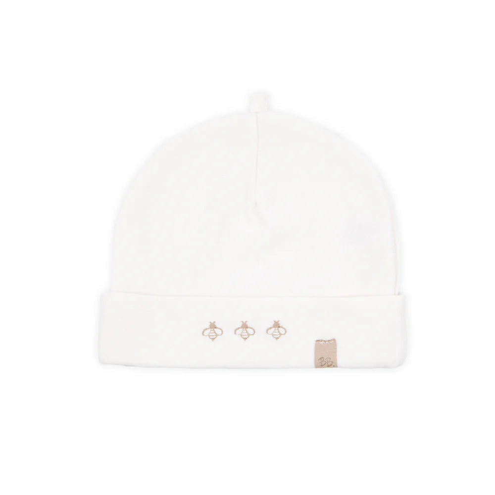BAMBOOM - cappellino bees panna