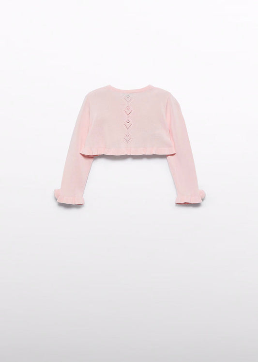 ABEL & LULA - cardigan tricot traforato abbigliamento est 25 b - GIRL