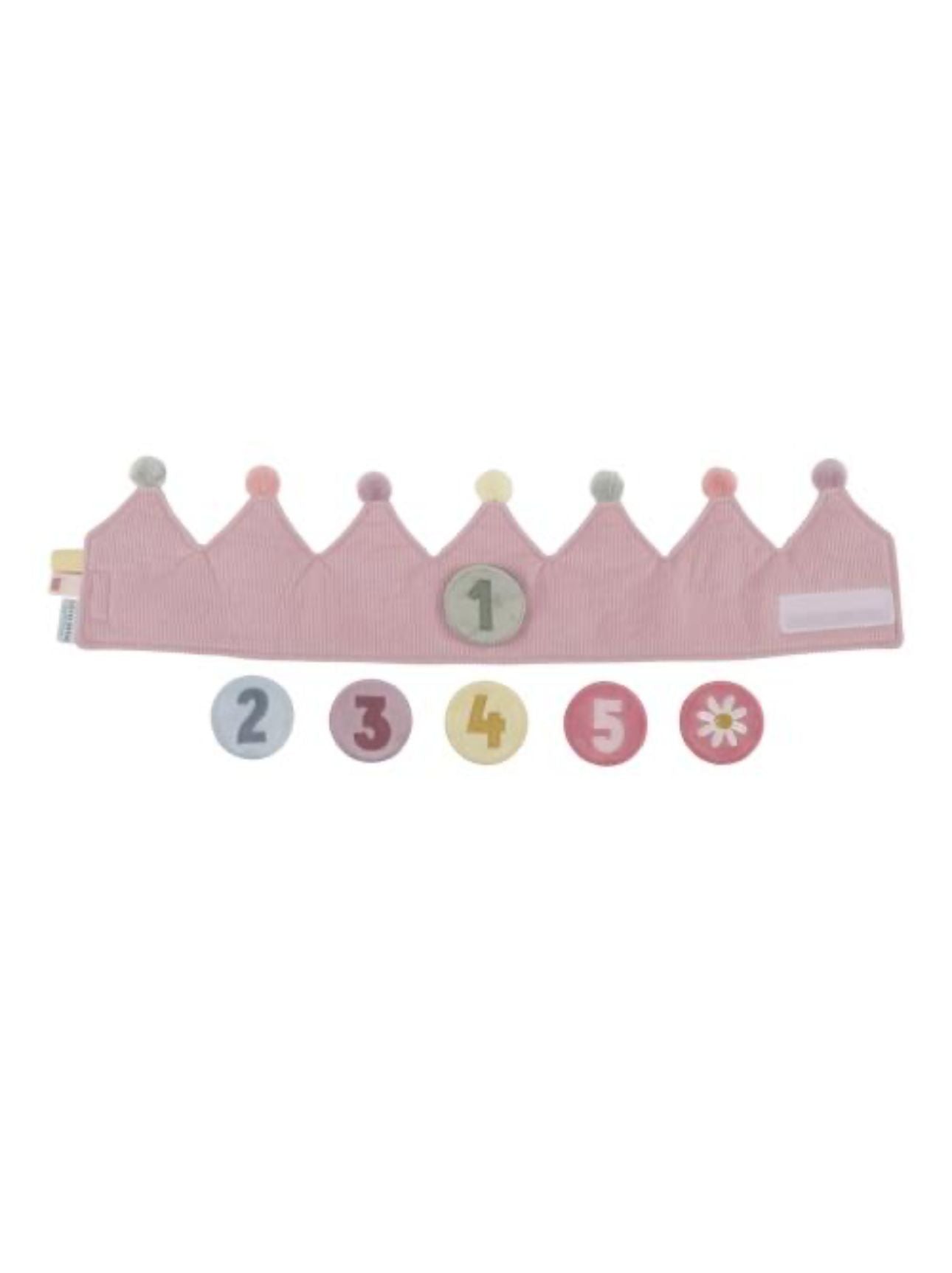 LITTLE DUTCH - corona compleanno da 1 a 5 anni giocattoli - GIRL