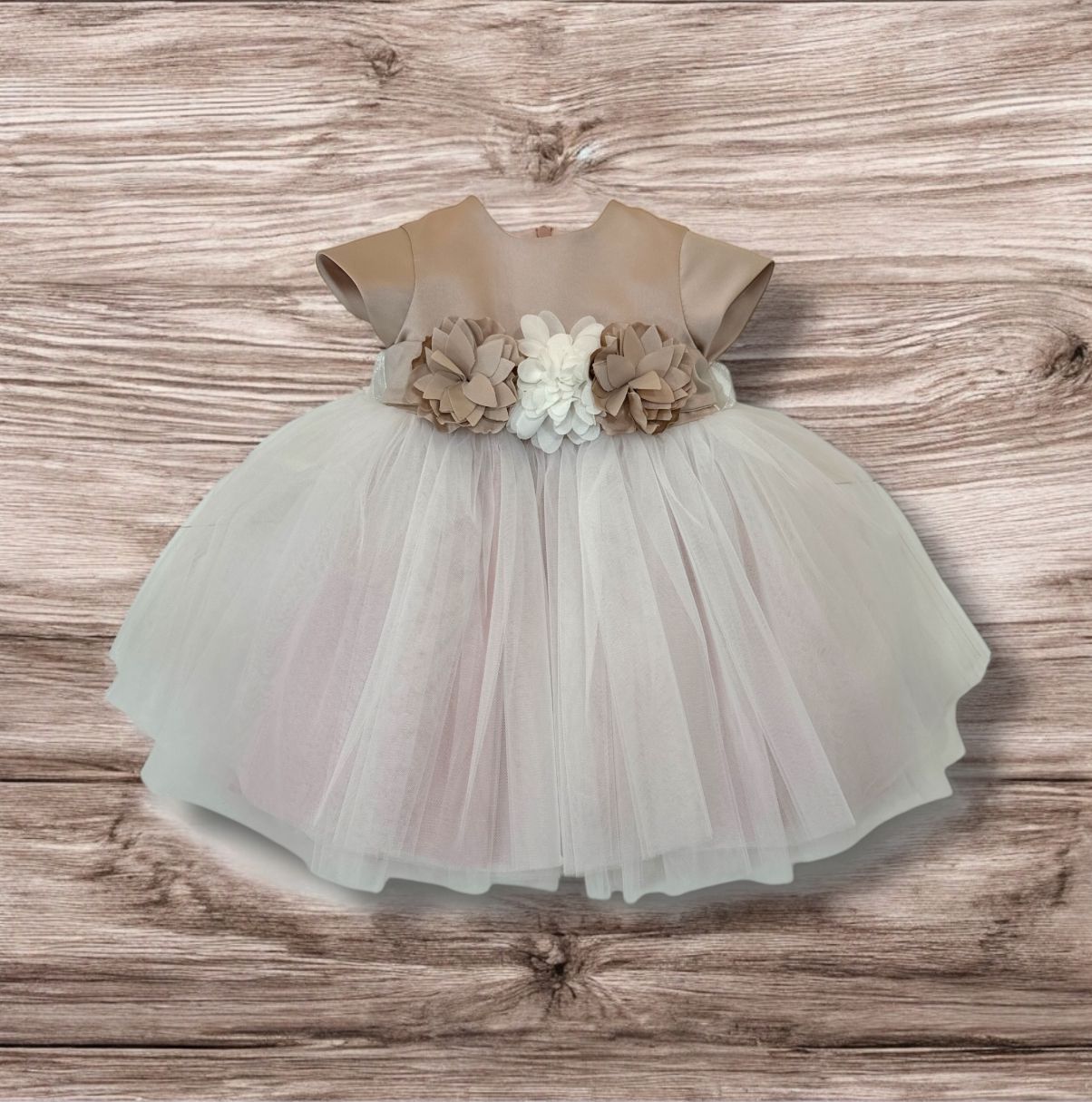 MARLU' - abito tulle e fiori cerimonia abbigliamento est 25 - GIRL