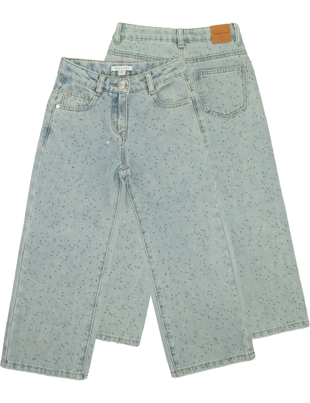 TO BE TOO - jeans con brillantini abbigliamento invernale 25/26 j - GIRL