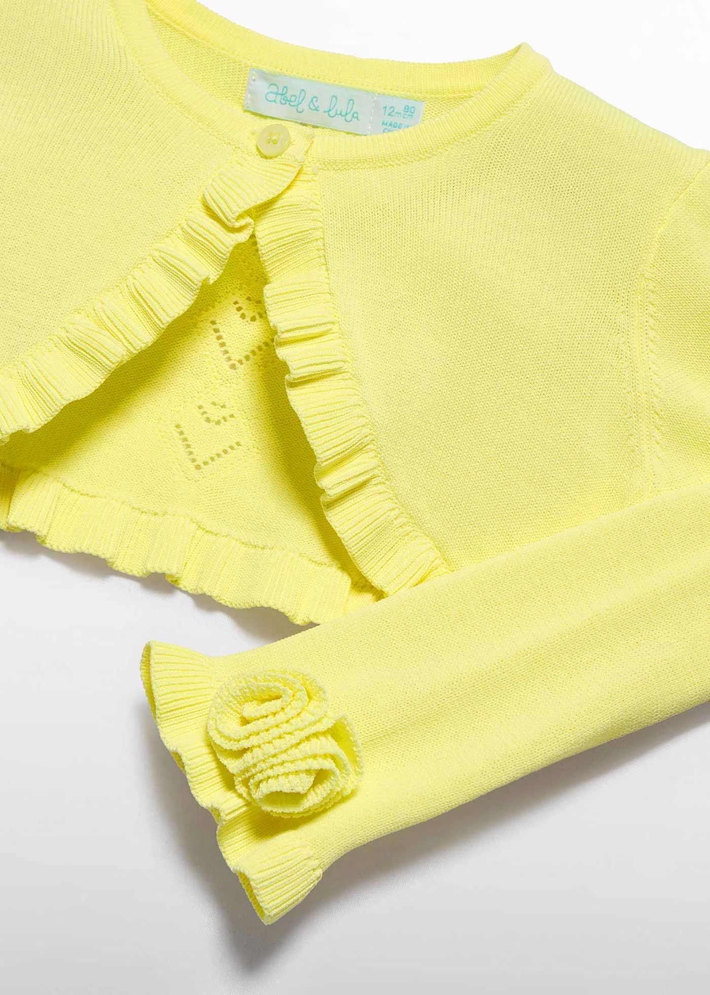 ABEL & LULA - cardigan tricot traforato abbigliamento est 25 b - GIRL