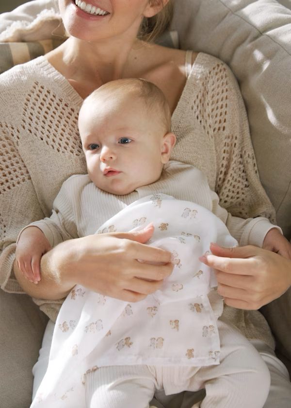 MAYORAL - set 3 mussole di cotone 46x46 accessori corredino - UNISEX