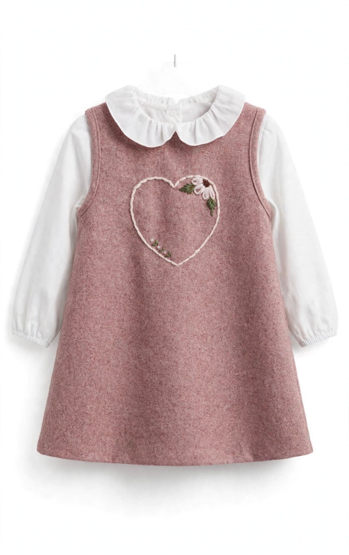 BARCELLINO - scamiciato + camicia rosa antico - invernale